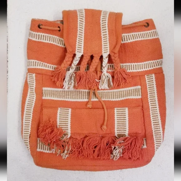 Urban Outfitters Ecote Woven Baja Backpack - Picture 8 of 8